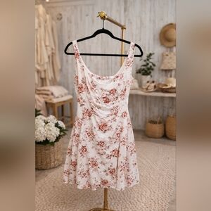 NWT Altr'd State Kellin Floral Print Bow Back Dress